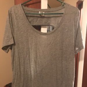 PINK Gray size L Women’s T-Shirt